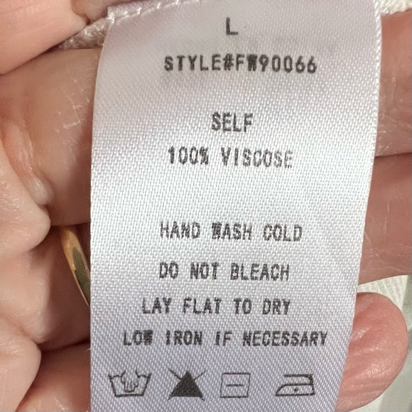 Mackenzie & Me Cream Button Front Duster  NWT. Sz Large - Picture 5 of 6